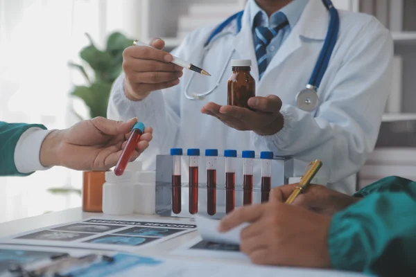 Healthcare professional with medical equipment