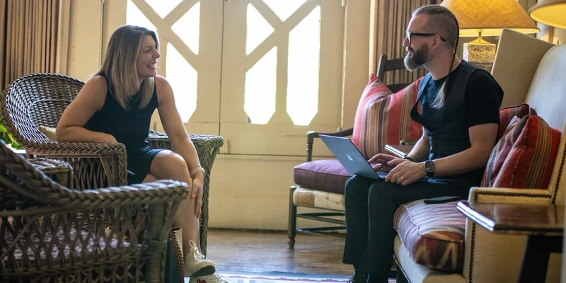 MedBio leaders Katya Black and Alex Meyer